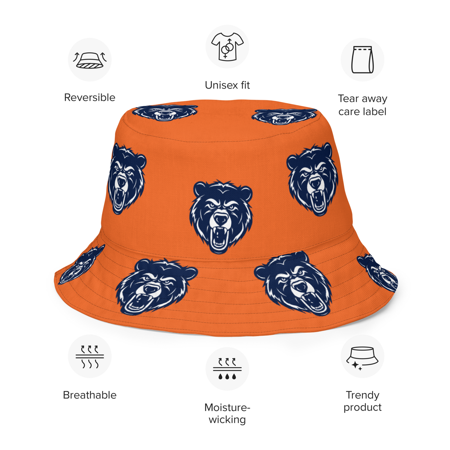 Chicago Bears Reversible Bucket Hat