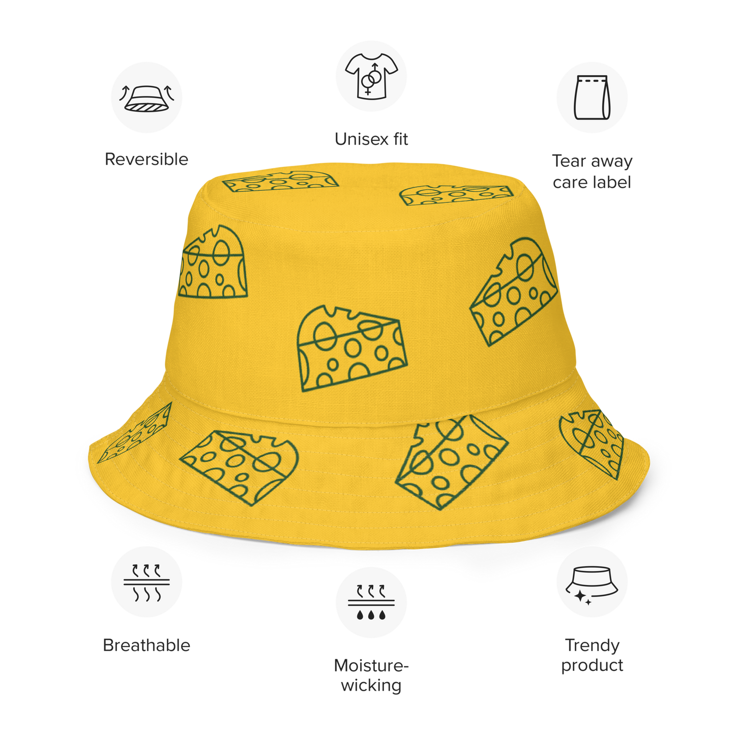 Green Bay Packers Reversible Bucket Hat