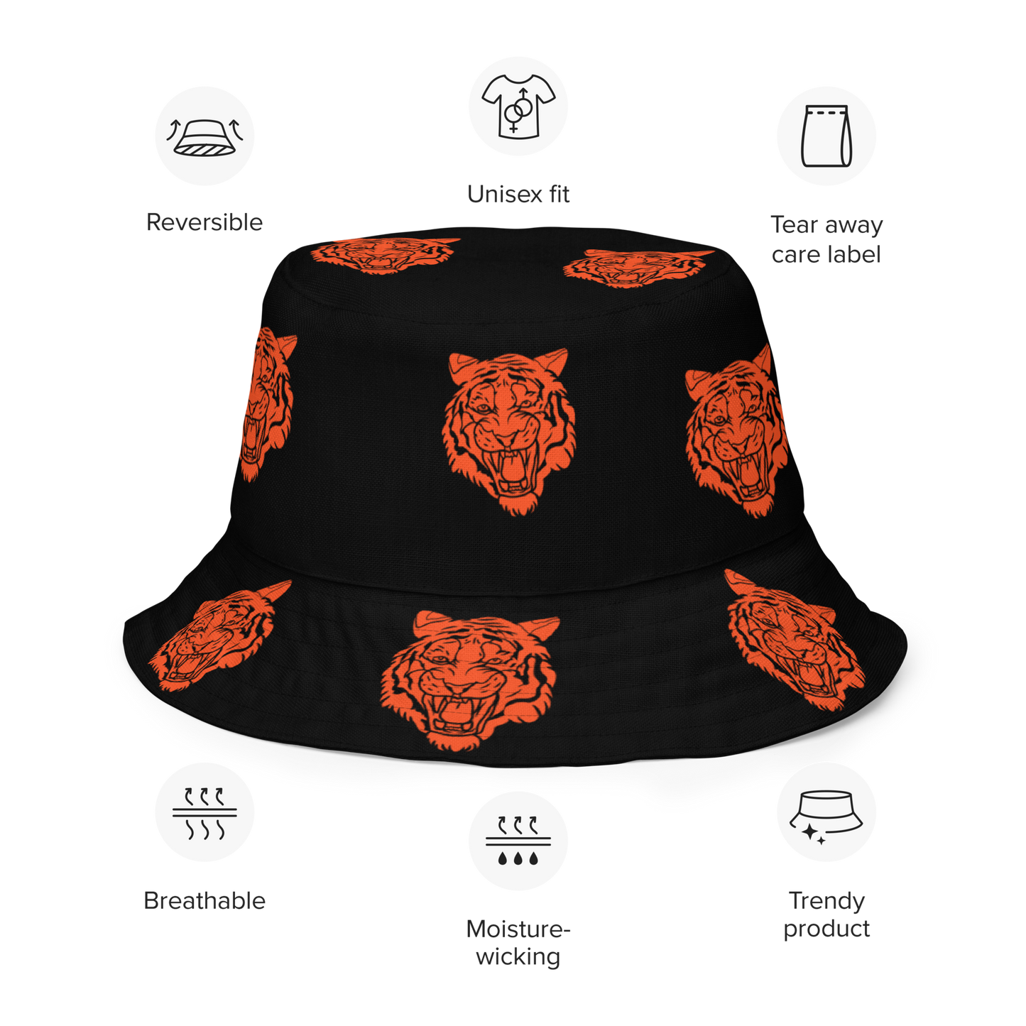 Cincinnati Bengals Reversible Bucket Hat