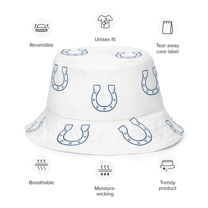 Indianapolis Colts Horseshoe Reversible Bucket Hat