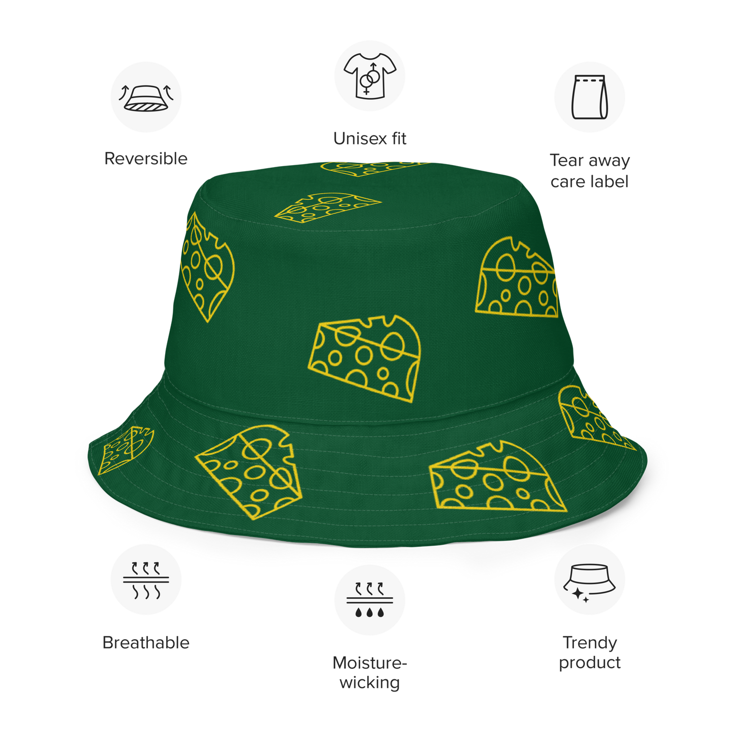 Green Bay Packers Reversible Bucket Hat