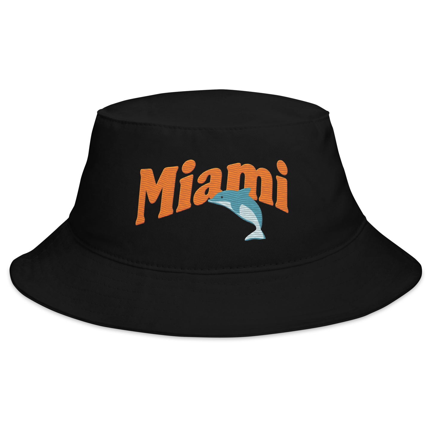 Miami Dolphins Embroidered Bucket Hat