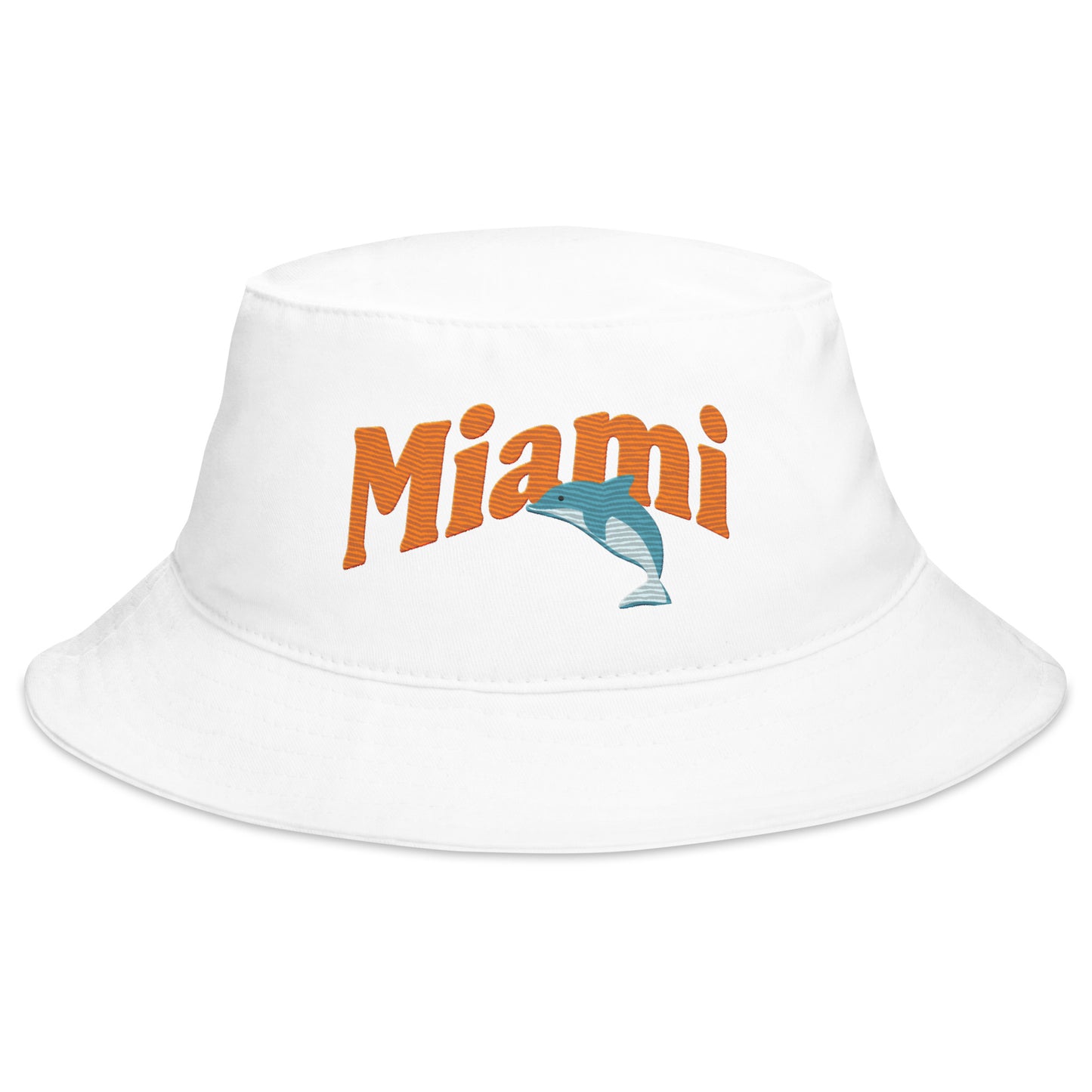 Miami Dolphins Embroidered Bucket Hat