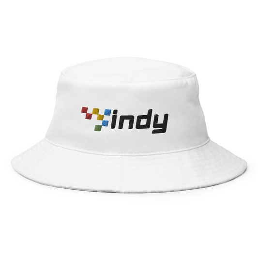 Indy Racing Bucket Hat (White)