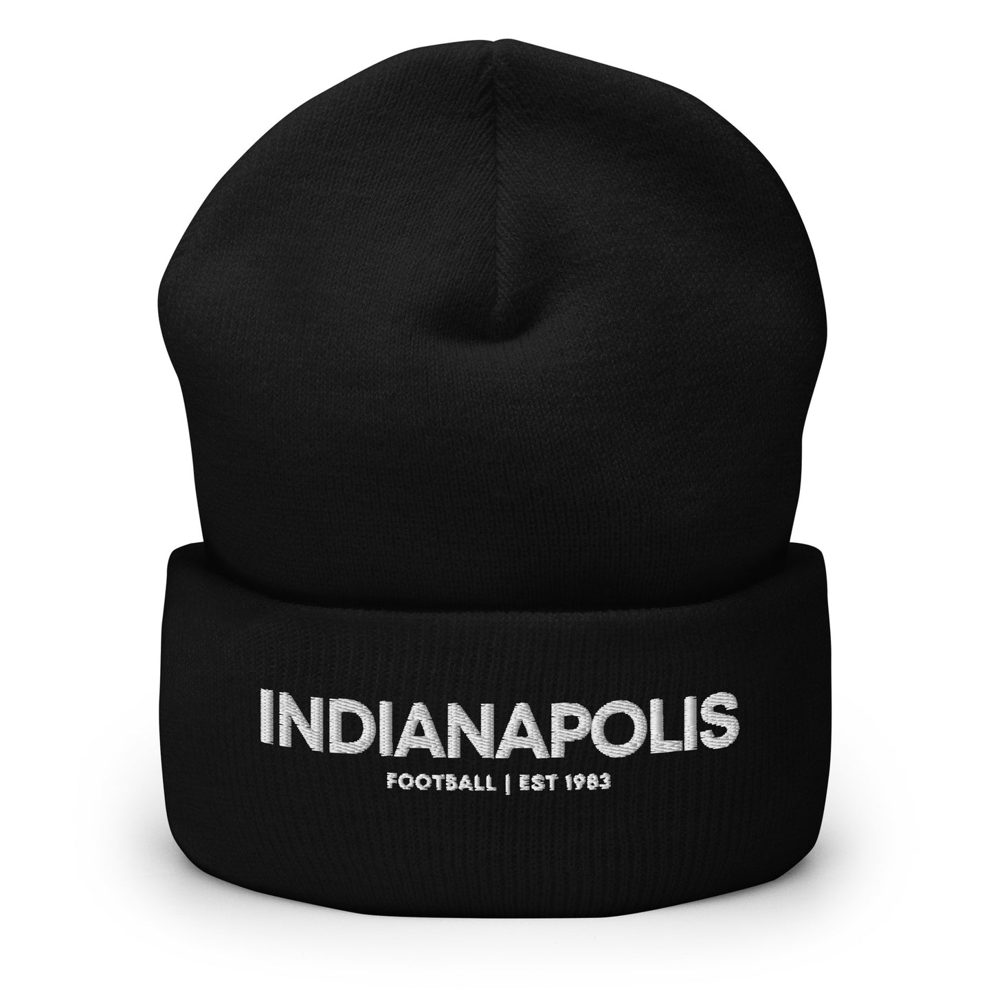 Indianapolis Football Embroidered Cuffed Beanie