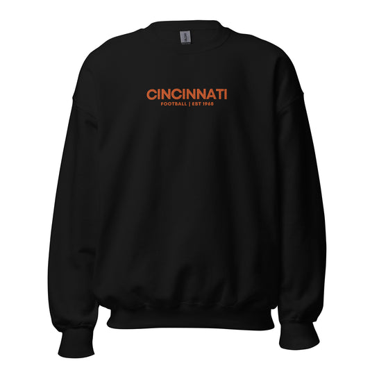 Cincinnati Est. Football Crewneck