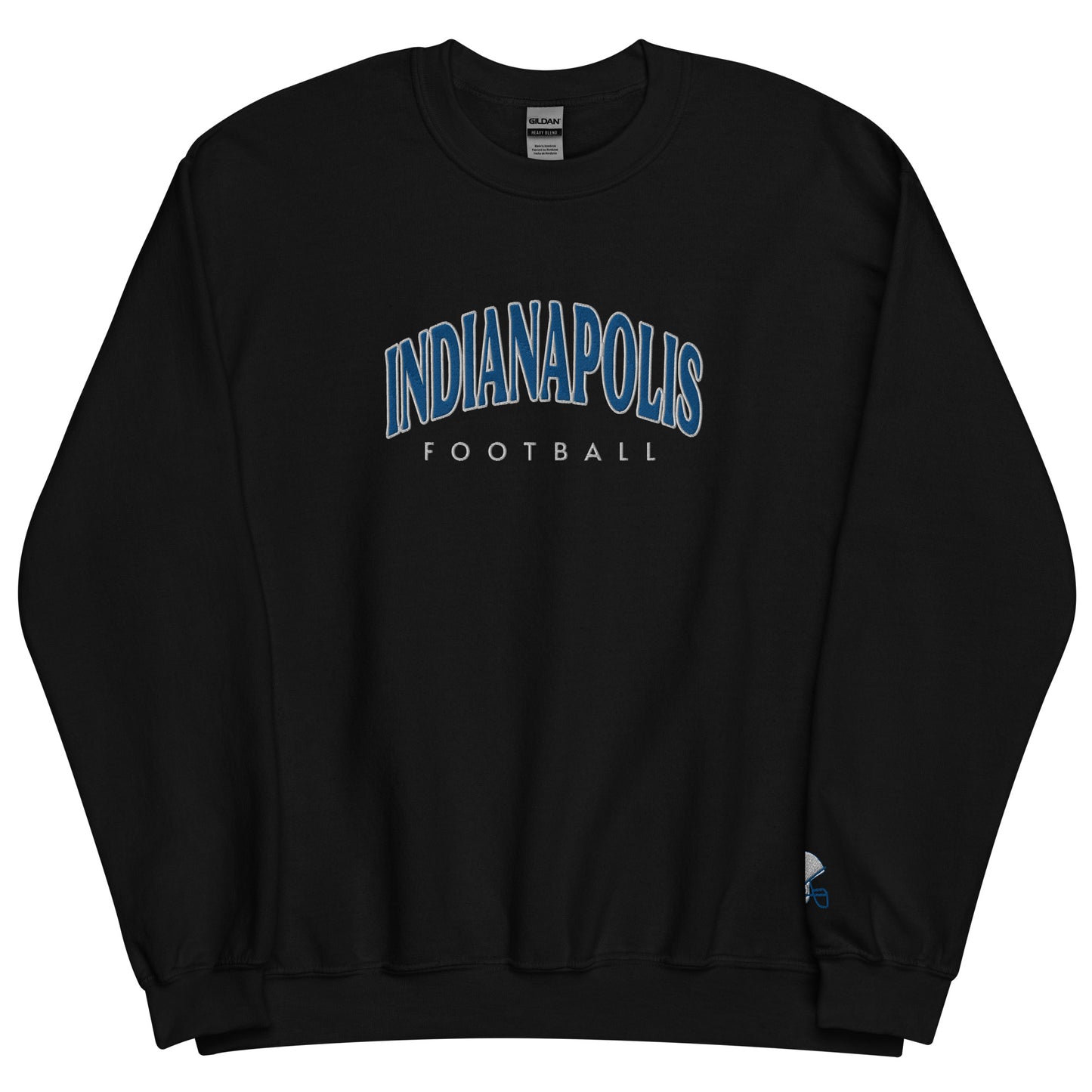 Indianapolis Football Embroidered Crewneck