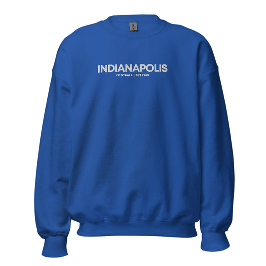 Indianapolis Est. Football Crewneck