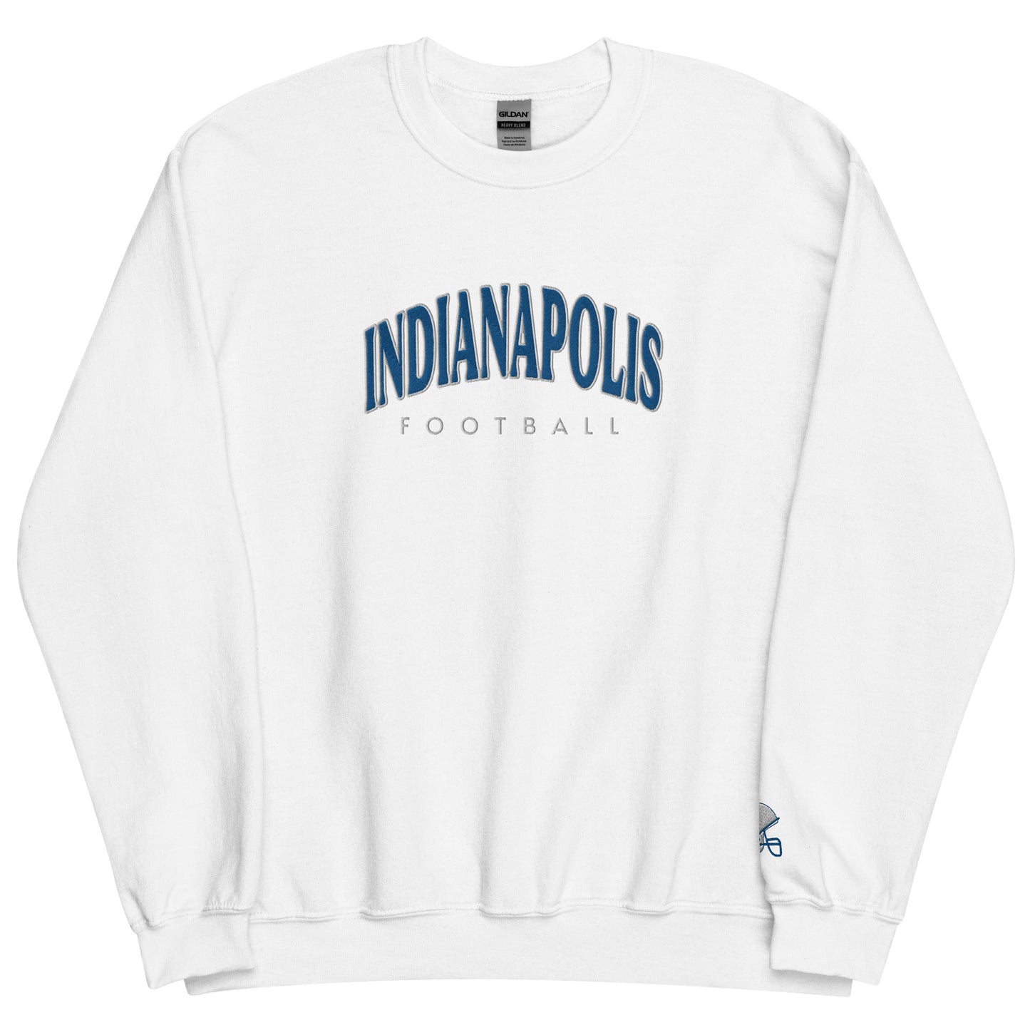 Indianapolis Football Embroidered Crewneck