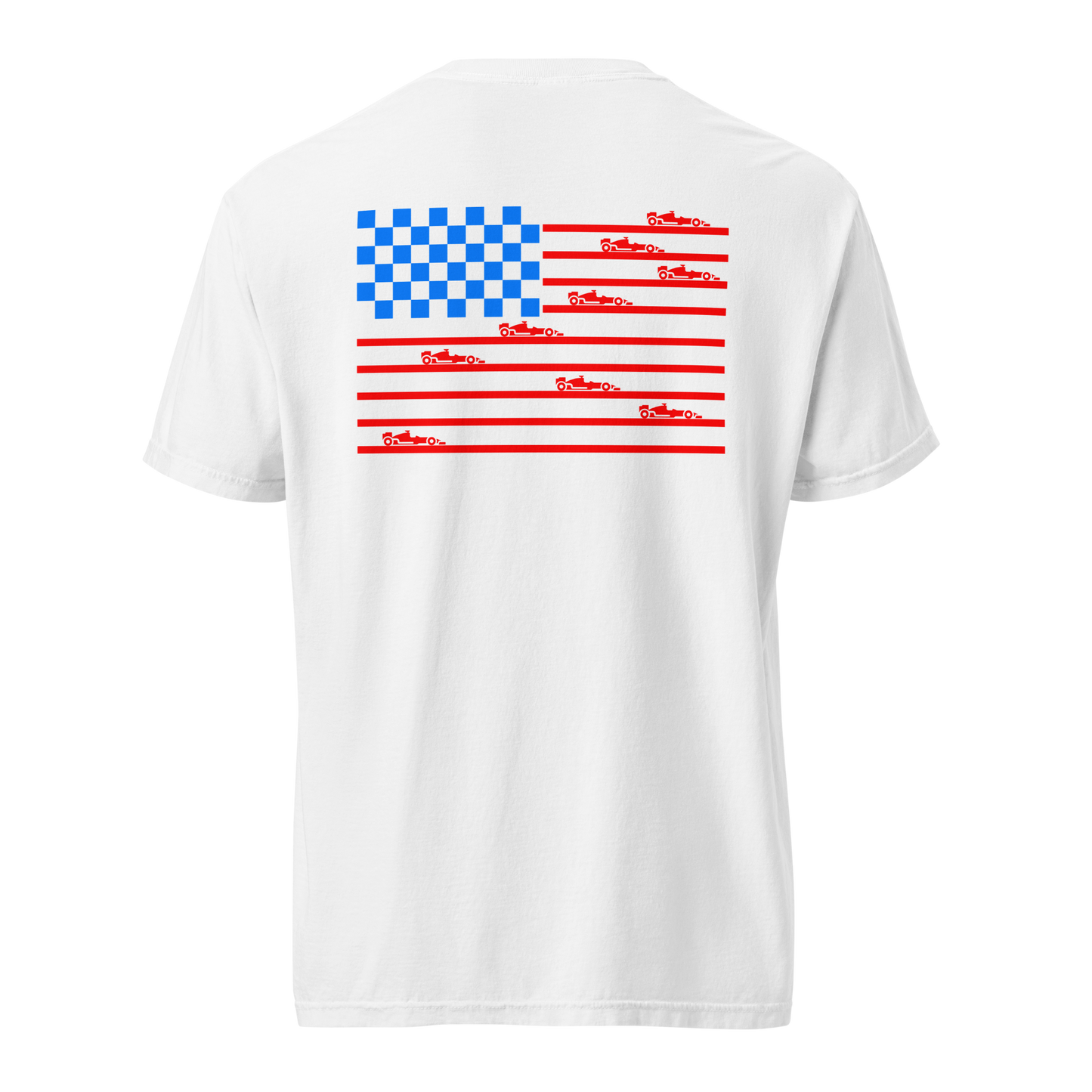 Indy Car Flag T-Shirt (Neon)