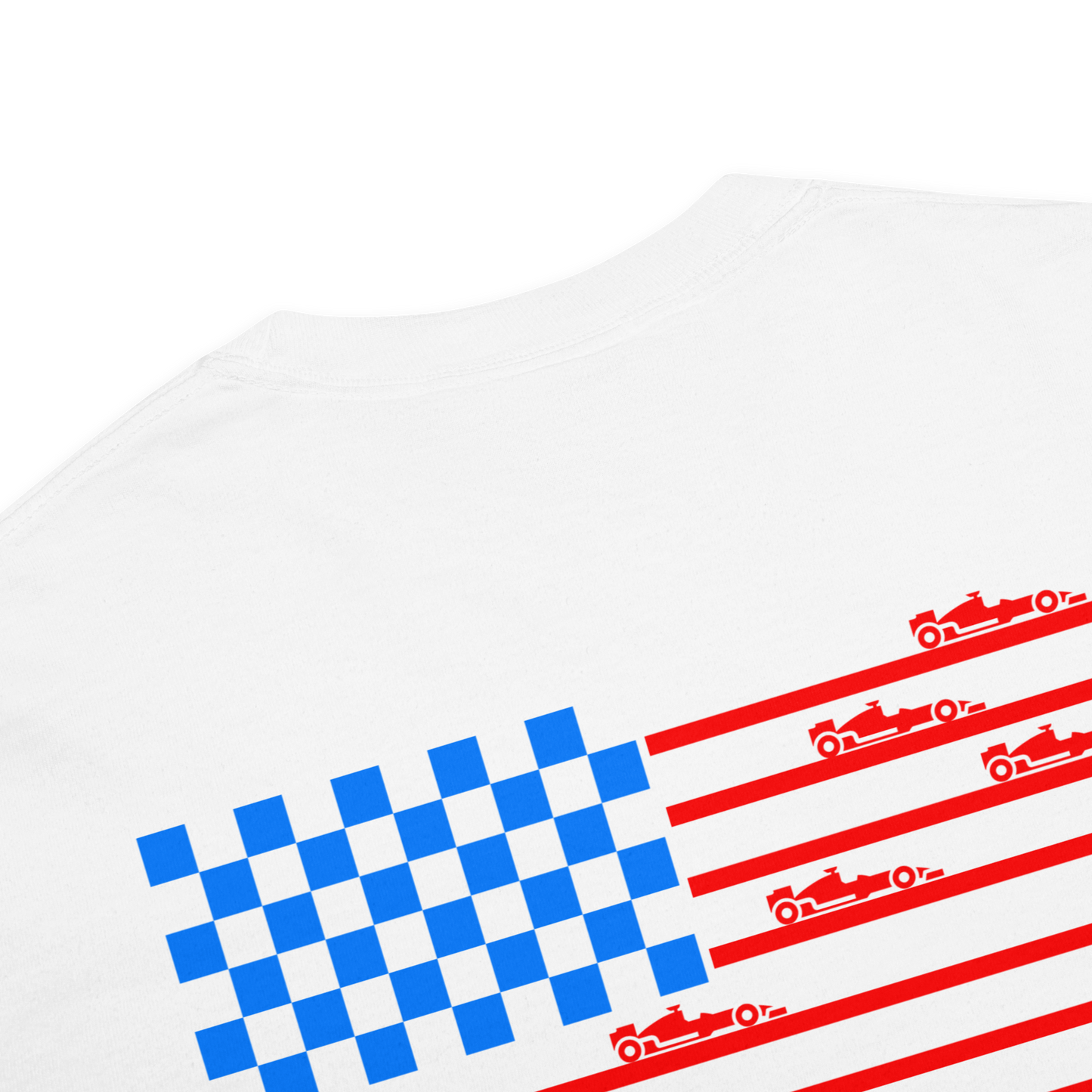 Indy Car Flag T-Shirt (Neon)